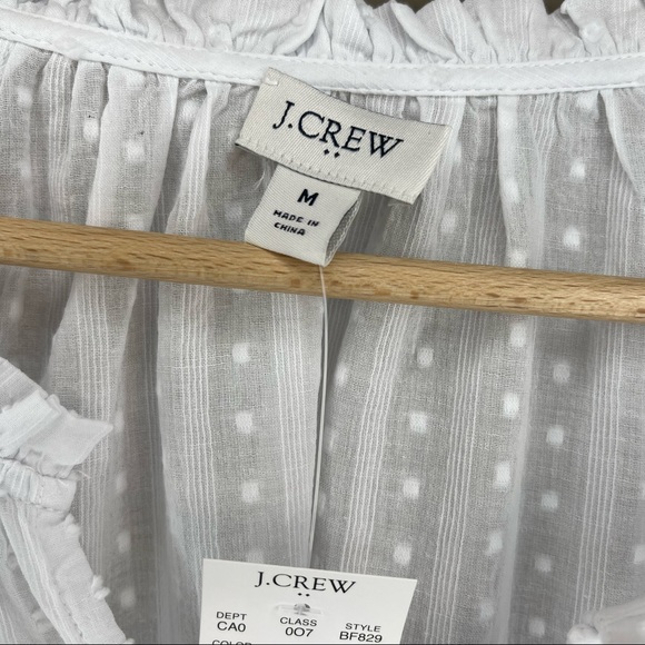 **SOLD** J.Crew Factory Printed Artist Blouse - Picture 9 of 10